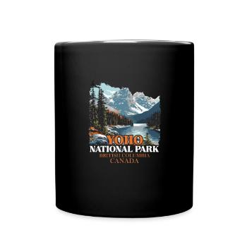 Jasper Nationalpark British Columia Kanada - Tasse einfarbig - Schwarz - Vorne