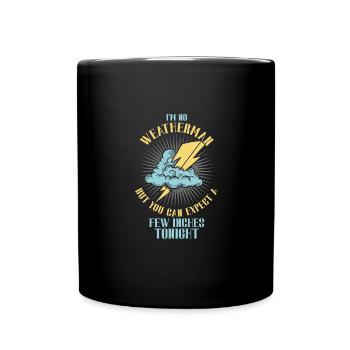 Je ne suis pas un météorologue - attendez-vous à ce qu’il y en ait quelques-uns - Mug uni - noir - Devant