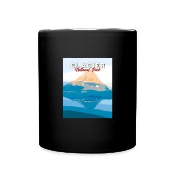 Gletscher-Nationalpark Britisch-Kolumbien Kanada - Tasse einfarbig - Schwarz - Vorne