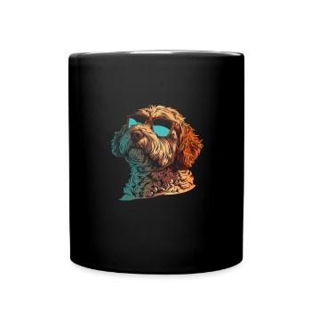 Labradoodle Doodle Dogs Mom Furry Friend - Full Colour Mug - black - Front