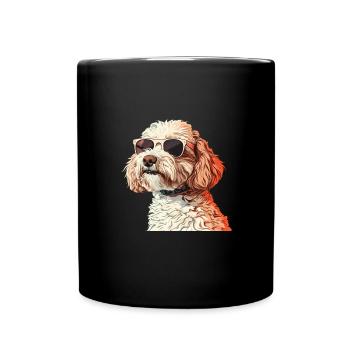 Labradoodle Doodle Dogs Mom Furry Friend - Full Colour Mug - black - Front