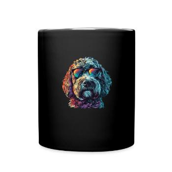Labradoodle Doodle Dogs Mom Furry Friend - Full Colour Mug - black - Front