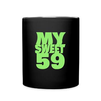 59 - Tasse einfarbig - Schwarz - Vorne