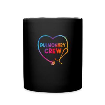 Équipe de pneumologie - Santé respiratoire - Mug uni - noir - Devant