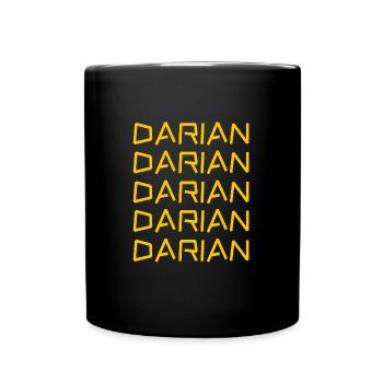 Geschenk für Darian - Tasse einfarbig - Schwarz - Vorne