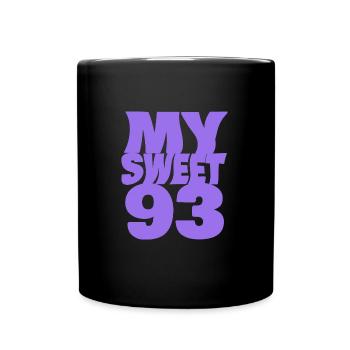Birthday 93 - Full Colour Mug - black - Front