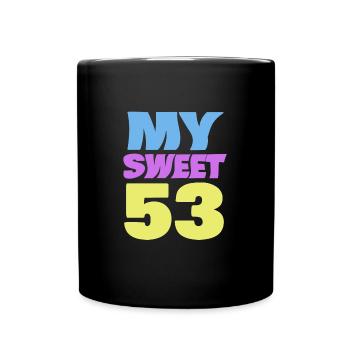 Age 53 - Full Colour Mug - black - Front