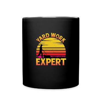 Yard Work Expert 21 - Full Colour Mug - black - Front