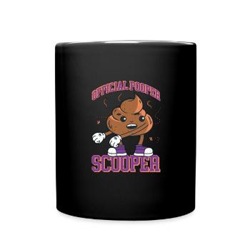Official Pooper Scooper 59 - Tasse einfarbig - Schwarz - Vorne