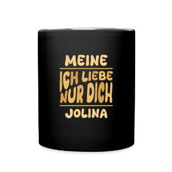 Mme Jolina - Mug uni - noir - Devant