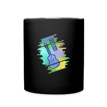 Guitar Ilian - Tasse einfarbig - Schwarz - Vorne