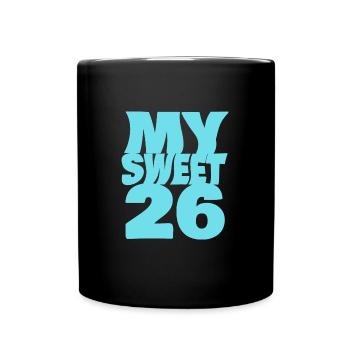 Sweet 26 - Full Colour Mug - black - Front