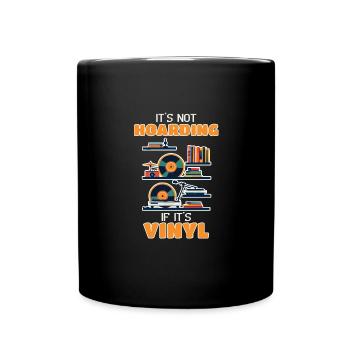 Ce n’est pas de la thésaurisation s’il s’agit d’un vinyle de collection - Mug uni - noir - Devant