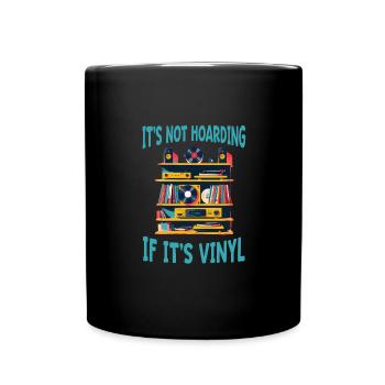 Ce n’est pas de la thésaurisation s’il s’agit d’un vinyle de collection - Mug uni - noir - Devant