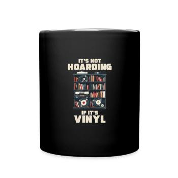 Ce n’est pas de la thésaurisation s’il s’agit d’un vinyle de collection - Mug uni - noir - Devant