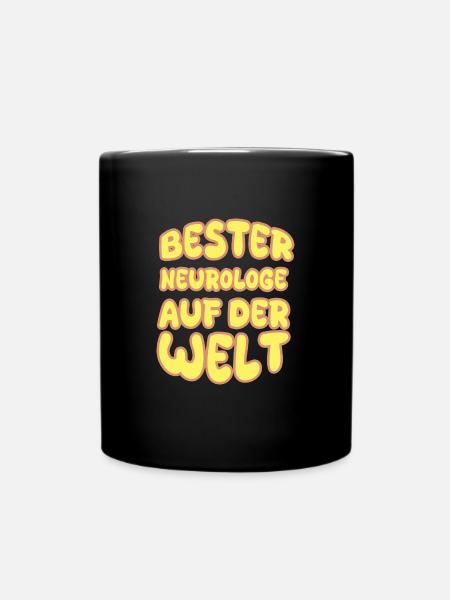 Berufung Neurologe - Tasse einfarbig - Schwarz