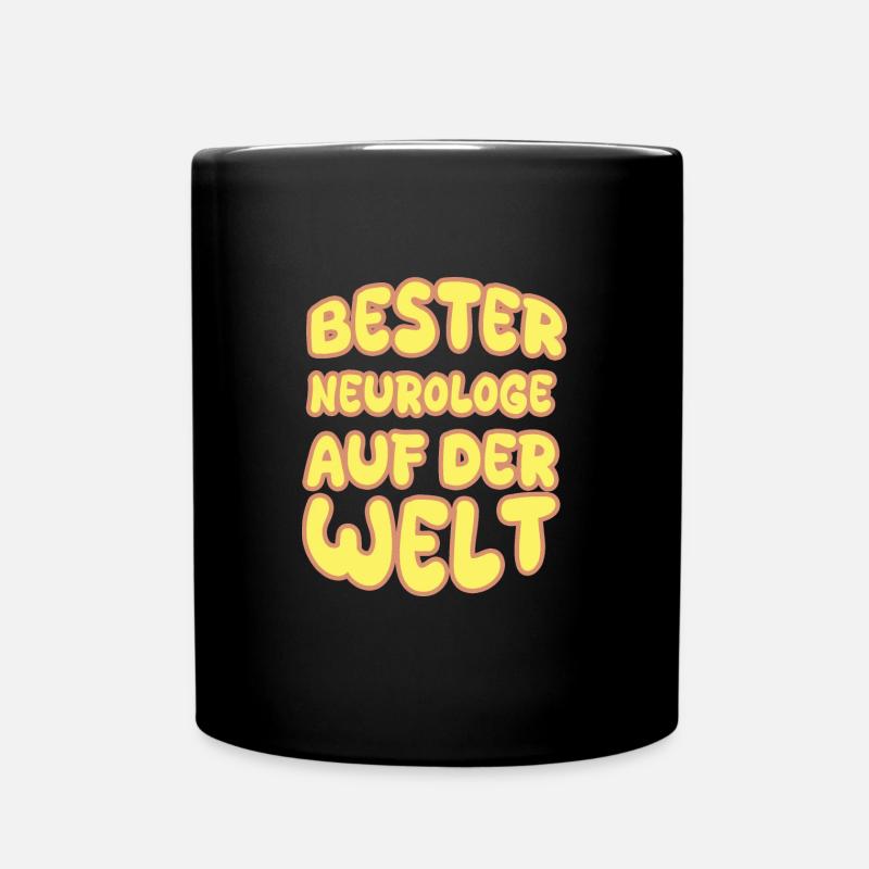 Berufung Neurologe - Tasse einfarbig - Schwarz