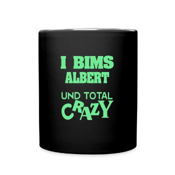 Geschenk für Albert - Tasse einfarbig - Schwarz - Vorne