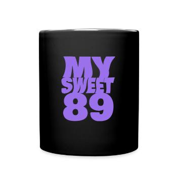Birthday 89 - Full Colour Mug - black - Front