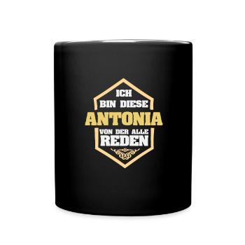 Gift for Antonia - Full Colour Mug - black - Front