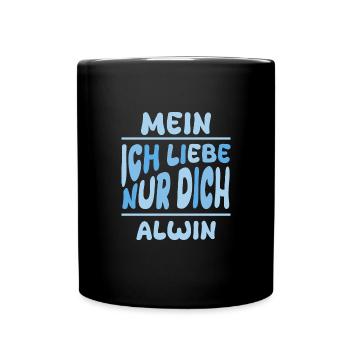 Husband Alwin - Full Colour Mug - black - Front