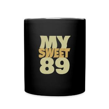 Sweet 89 - Full Colour Mug - black - Front