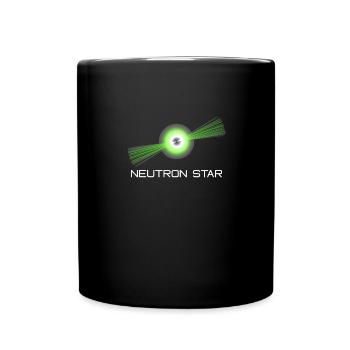 Neutronen Stern Wissenschaft Universum - Tasse einfarbig - Schwarz - Vorne
