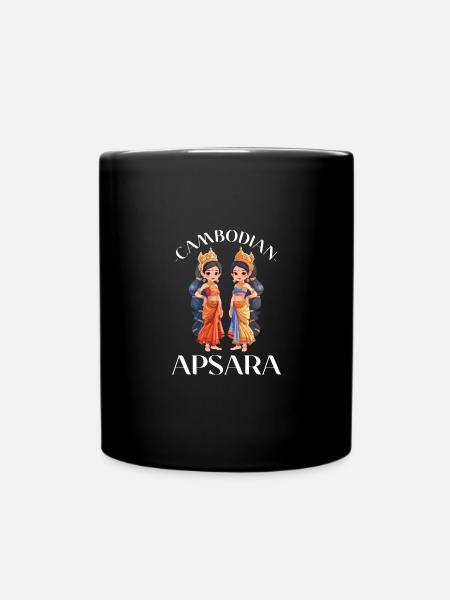 Cambodge Apsara Danse Culture Traditionnelle - Mug uni - noir