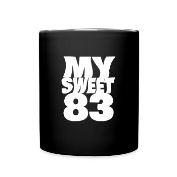 Sweet 83 - Full Colour Mug - black - Front