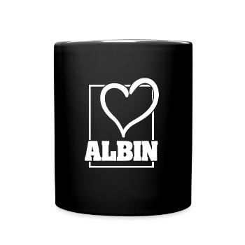Gift for Albin - Full Colour Mug - black - Front