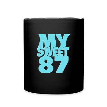 87 - Full Colour Mug - black - Front