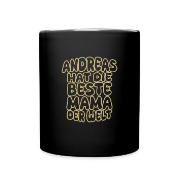 Andreas as a saying - Full Colour Mug - black - Front