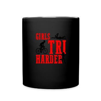 Filles Tri 5 - Mug uni - noir - Devant