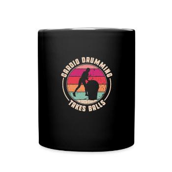 Le tambour cardio prend des balles – Motivation pour la forme physique - Mug uni - noir - Devant
