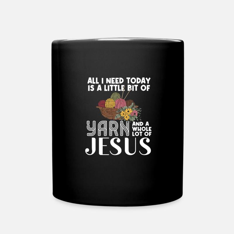 Tout ce dont j’ai besoin aujourd’hui, c’est d’un peu de fil - Mug uni - noir
