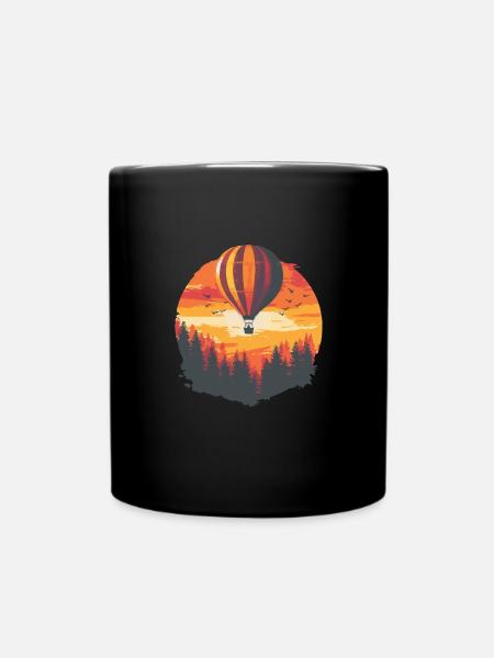Montgolfière Sunset Adventurer - Mug uni - noir