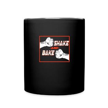 Shake And Bake Fist Thrust Fun Design - Full Colour Mug - black - Front