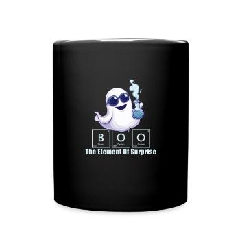 Boo L’élément de surprise Chimie Fantômes - Mug uni - noir - Devant