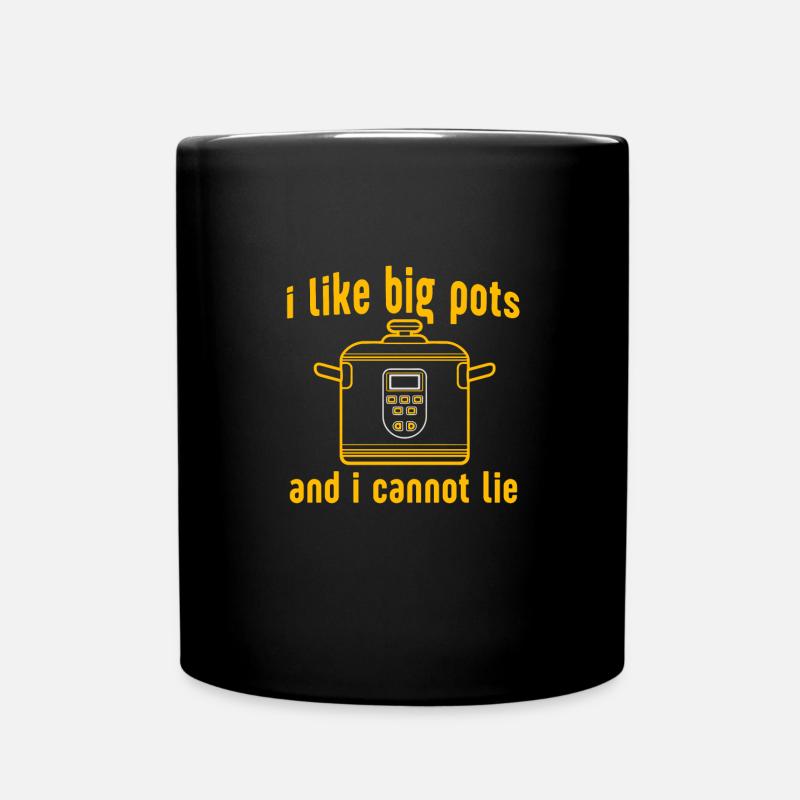 J’adore les gros pots et je ne peux pas mentir - Mug uni - noir