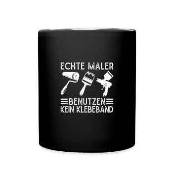 Real Painters Don't Use Tape Master Painters - Full Colour Mug - black - Front