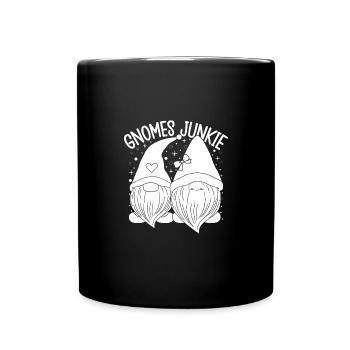 Gnome Costume Hommes Gnomes Junkie Gnome - Mug uni - noir - Devant