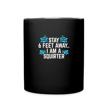 Squirter Des graphismes créatifs pour s’amuser - Mug uni - noir - Devant