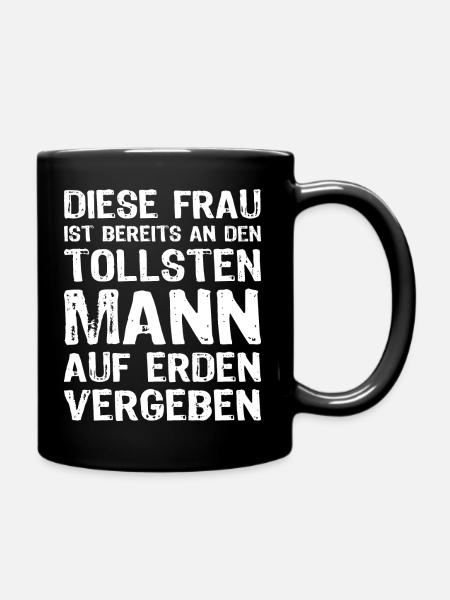 Tollster Mann - Tasse einfarbig - Schwarz