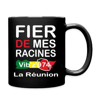 Fier de mes origines 974 - Mug uni - noir - Droite