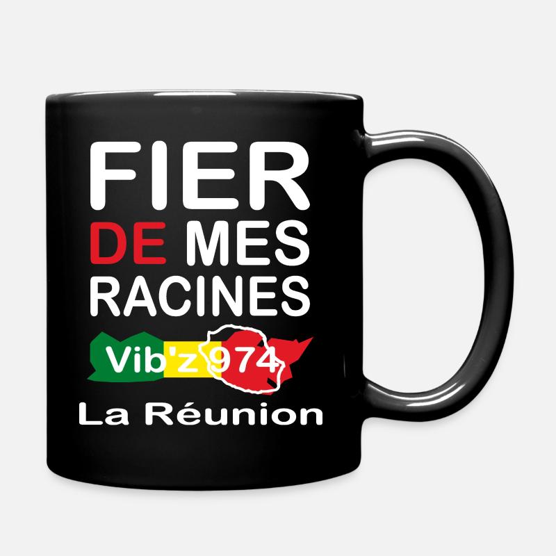 Fier de mes origines 974 - Mug uni - noir
