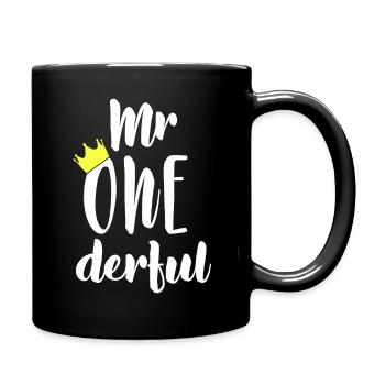 premier anniversaire garçon enfant cadeau d'anniversaire - Mug uni - noir - Droite