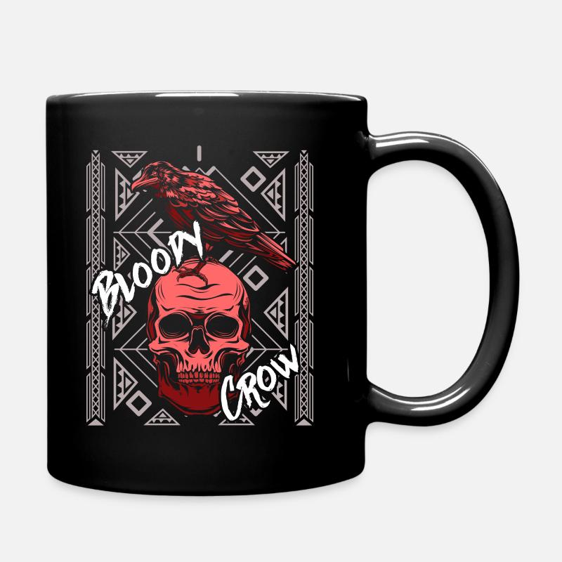 Crâne sanglant crâne tête de mort crâne crâne - Mug uni - noir