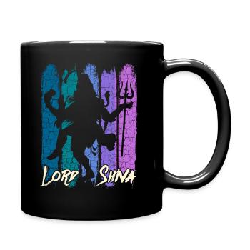 Lord Shiva Hinduismus Gottheit - Tasse einfarbig - Schwarz - Rechts