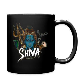 Deity Hinduism Shiva gift - Full Colour Mug - black - Right