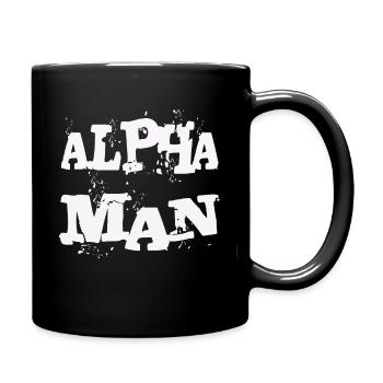 ALPHA MAN - Mug uni - noir - Droite